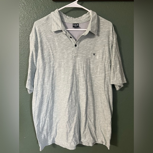 Men’s Hurley 2xl heathered green polo golf shirt‎